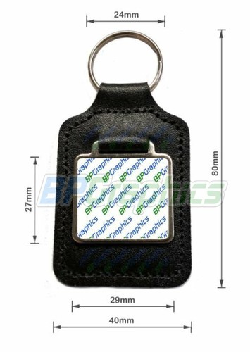 TS 400 Reg GB Number Plate Leather Keyring Key Fob for Suzuki TS400 Keys - Picture 2 of 2