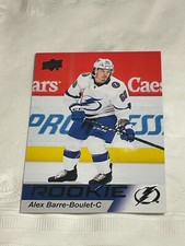 Alex Barre-Boulet 2021-22 Upper Deck NHL Star Rookies Box Set RC Rookie Card #12