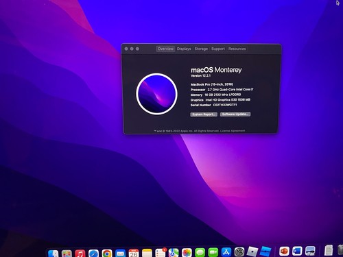 Apple MacBook Pro 15" Laptop 2016 | TouchBar | 16 GB RAM | 1TB SSD | Warranty! - Picture 4 of 10