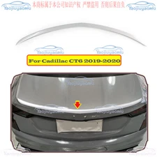 For Cadillac CT6 2019-2020 Pearl White Rear Spoiler Tail Trunk Lip Wing Bar 1PCS