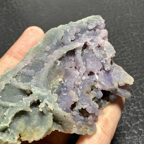 Purple Grape Agate 157g Natural Mineral Specimen Crystal Cluster Decor Stone - Picture 11 of 11