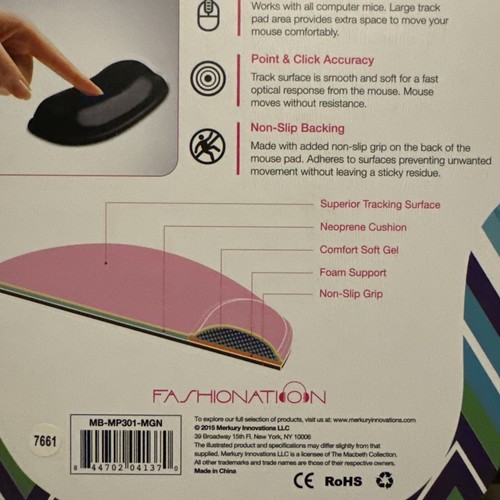 Mouse Pad Wrist Rest Support Ergonomic Comfort Mat PC Laptop Office Computer 141 - Picture 8 of 8