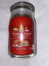 Image of Yankee Candle Big Apple Christmas Signature Large Soy Wax Blend Tumbler Free P&P