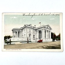Antique Washington DC Memorial Continental Hall Postcard 1915 Posted Vintage
