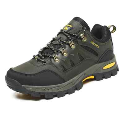 スニーカー ASCLO Trekking Sneaker Shoes Men's Casual Shoes Outdoor Sneakers Lace Up Waterproof Flats