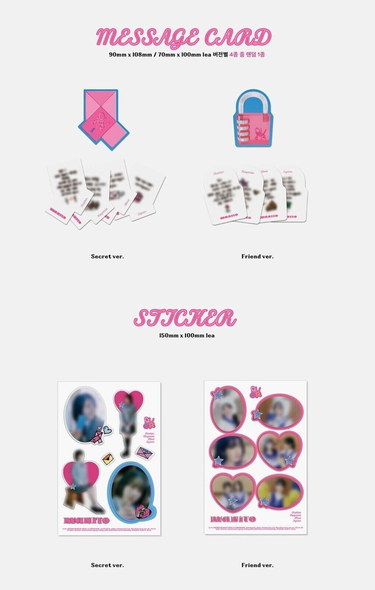 新品未開封 QWER MANITO Friend ver. Album CD QWER 1st Mini Album [MANITO] Friend Ver. CD+64p Book+P.Card+