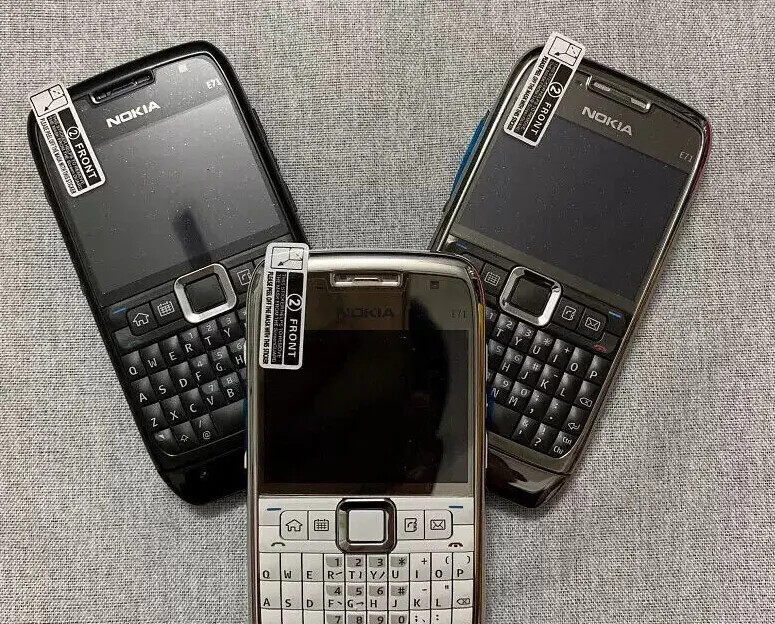 Original Unlocked Nokia E71 QWERTY Keypad Phone Mobile Phone Black