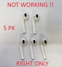 5 PACK Original Apple AirPods 1st Gen - RIGHT Side ONLY A2032 NOT WORKING  
