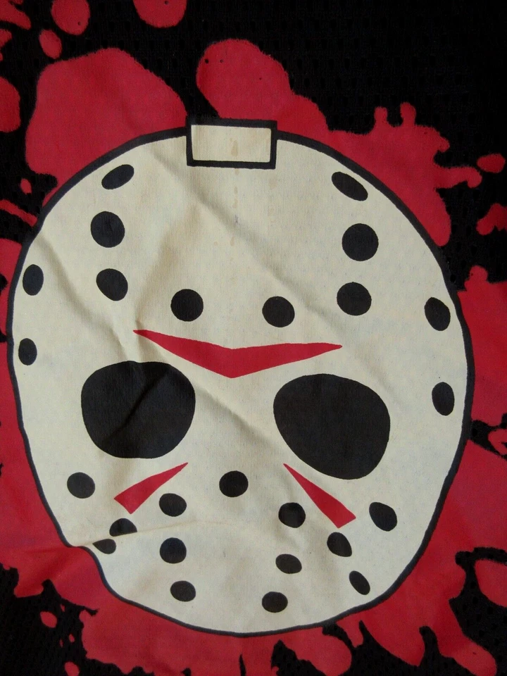 2 件装 Friday the 13th Jason Voorhees 曲棍球球衣面具万圣节服装 S/M 男式 — 第 4/4 张图片