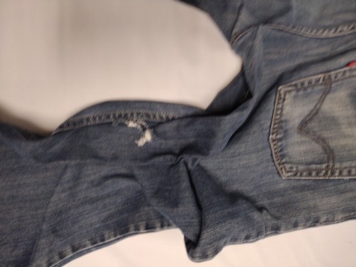 *lesen Levis 527 Jeans Herren 34 x 32 blau Low Bootcut Denim Western Cowboy Rodeo - Bild 14 von 15