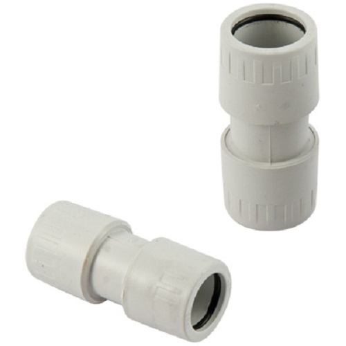 RACCORDO TUBO-TUBO PER TUBO RIGIDO PVC D. 16-20-25 MM STAGNO IP65 (5 PZ) - Foto 1 di 4