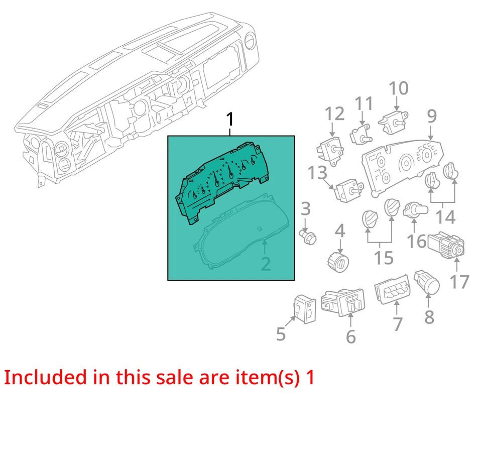 Grupo de velocímetro MPH para camioneta Ford E150 11-13 1517646 Foto 3 de 4