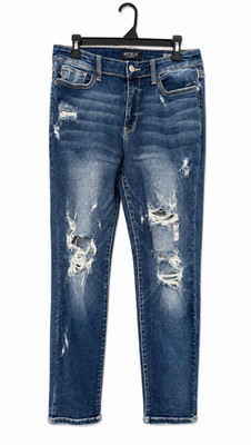 Pre-owned Judy Blue boyfriend jeans in women's size 11/30. 