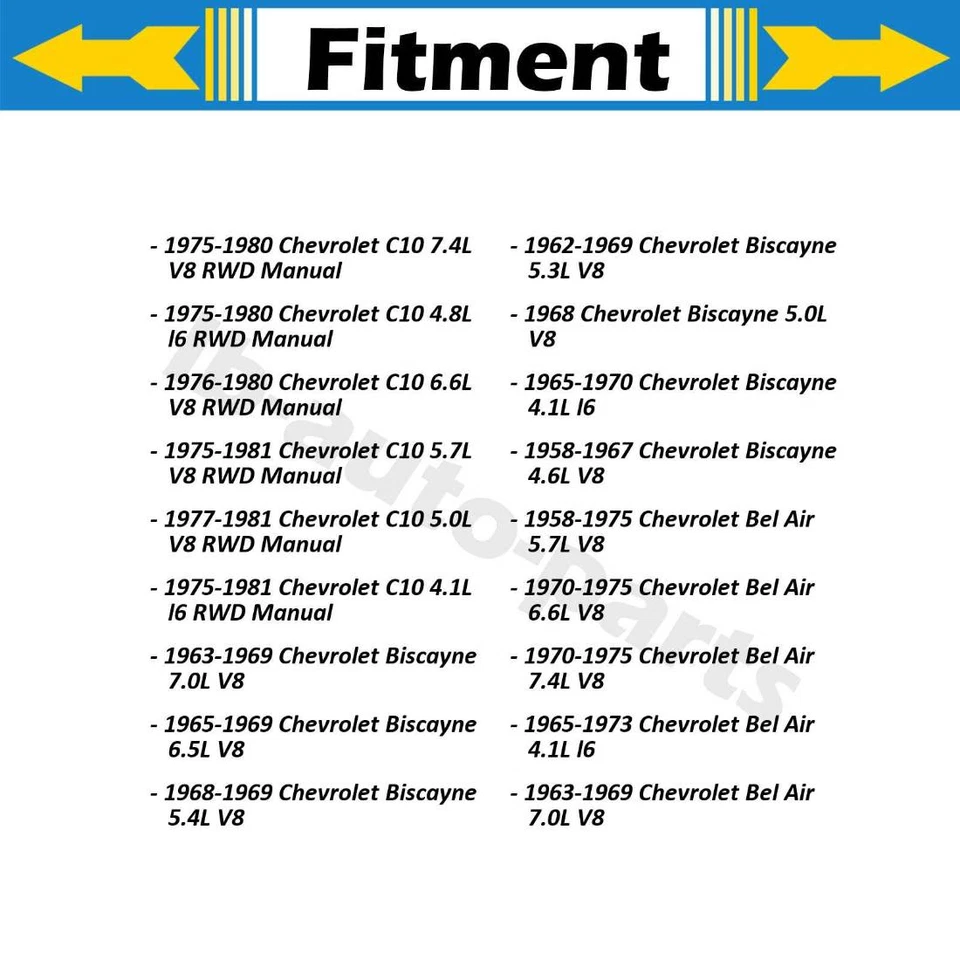 2X juntas dianteiras traseiras em U SKF para Chevrolet Bel Air 1955 1956 1957 1958 1959 - Imagem 2 de 4