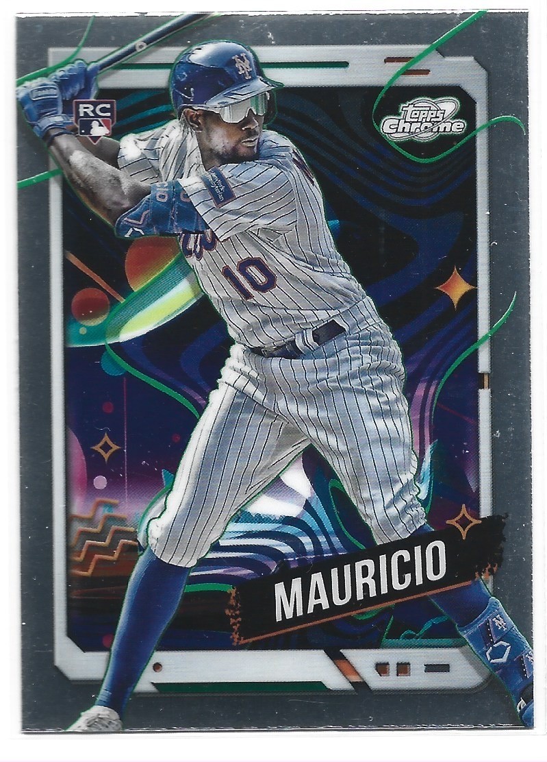 Ronny Mauricio 2024 Topps Cosmic Chrome #10. Rookie NY Mets