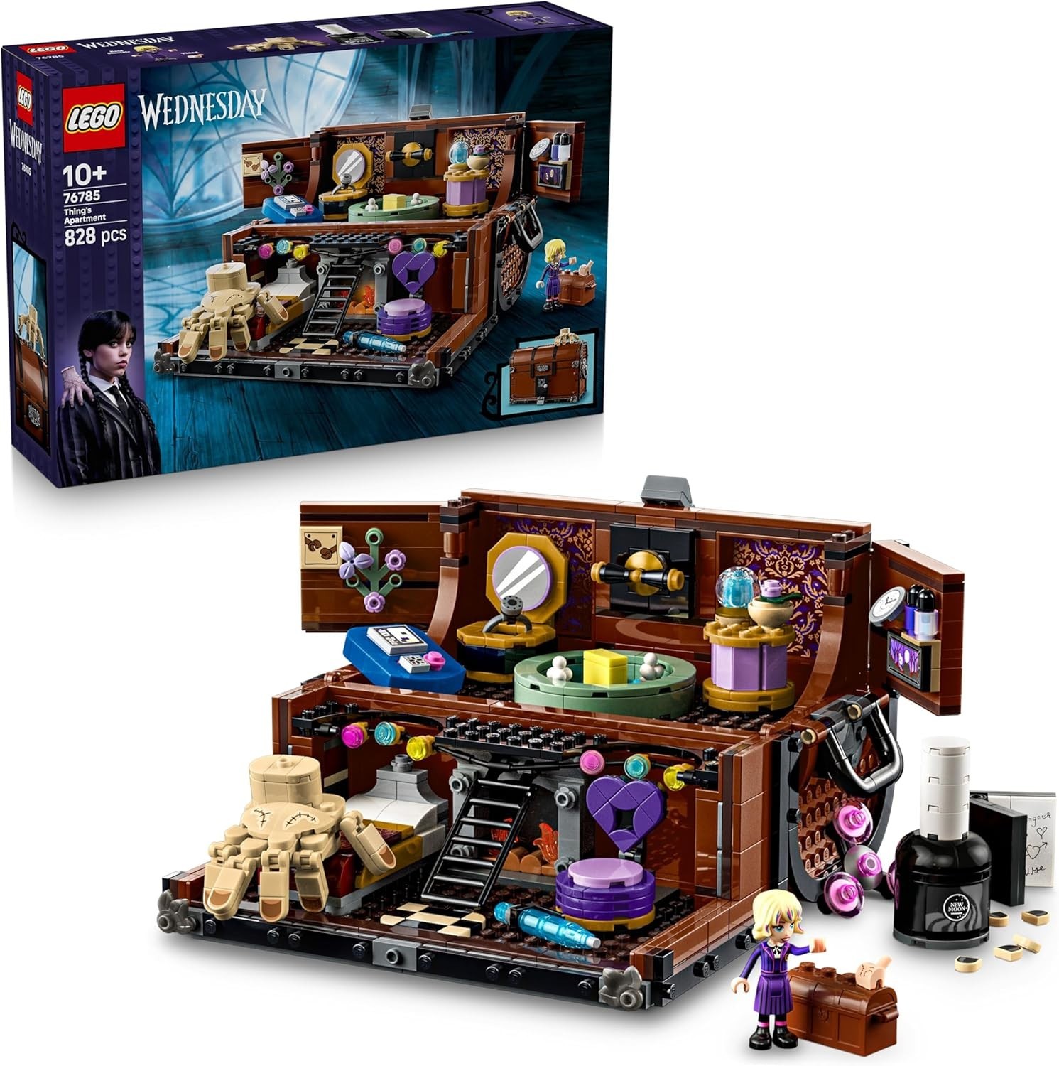Lego Wednesday Things Apartment Play Display Toy Enid Mini Doll 76785 10+ New
