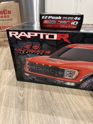 Traxxas Ford Raptor R 4X4 Ultimate VXL Brushless RTR 1/10 4WD Truck Charger Bat
