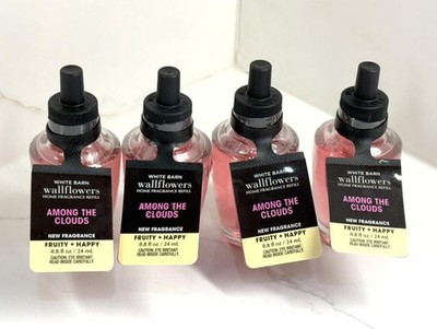 4 Bath & Body Works Wallflower Home Fragrance Refill Bulb AMONG THE CLOUDS Berry