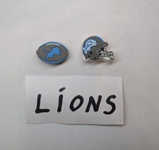 Detroit lions 2 Set NFL jibbitz Soft PVC