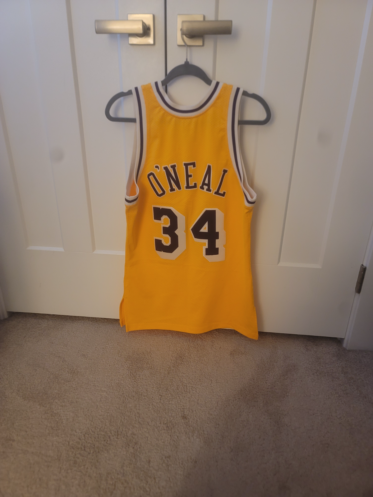 Maillot NBA Shaquille O'Neal Los Angeles Lakers - Mitchell & Ness 96-97 - Taille XL - État Exceptionnel