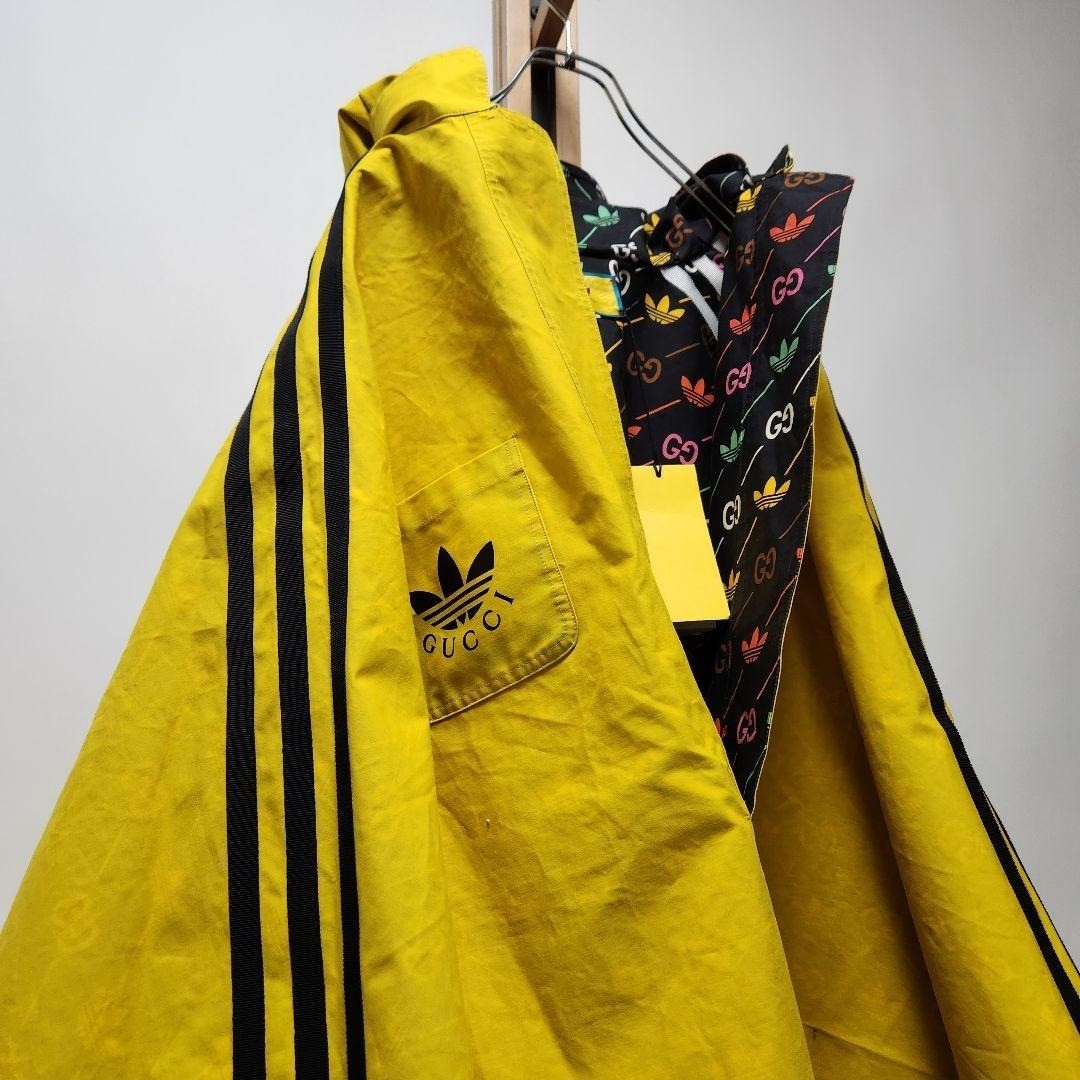 GUCCI x adidas Collabo Limited Poncho Cape Trefoil GG Black Men's
