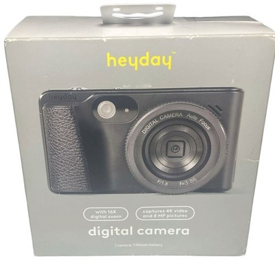 Heyday 8MP 4K Digital Camera Auto Focus 16x Zoom 6000x4000 Res   Package Wear