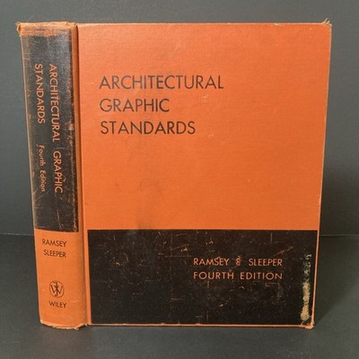 Architectural Graphic Standards | 4th Fourth Edition 1951