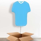 Sky Blue Football Shirt Helium Balloon in a Box
