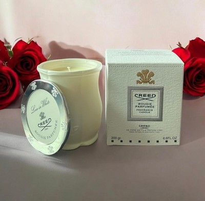 Creed Love in Withe Bougie Parfumee Fragrance Candle 6.6 oz Same Day Shipping