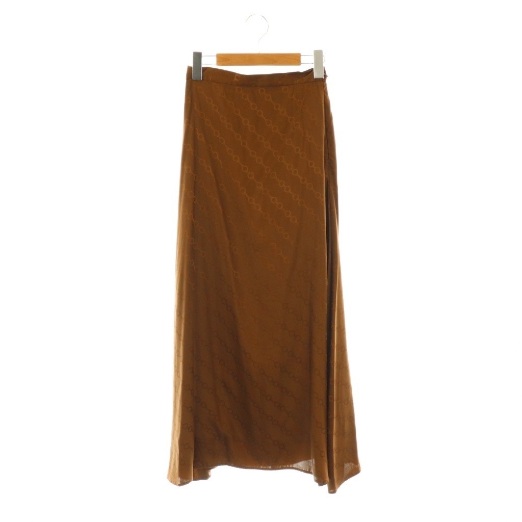 Ameri VINTAGE Undressed Horse Bit Flare Skirt Bro… - image 1