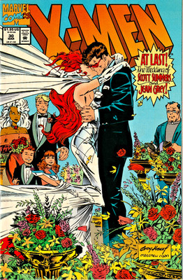 X-Men #30  NM Marvel Comics 1994 Wedding of Jean Grey & Scott Summers! W Cards