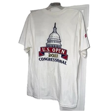 NEW (w/tags) Vintage 2011 US OPEN Congressional Shirt Size L PGA Golf