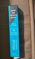 New open box Thrive Liquid Lash Extensions Mascara In Brynn Rich Blk .14oz mini