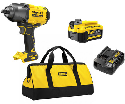 Stanley Akku Schlagschrauber 18V 949Nm bürstenlos +Akku 4Ah Tasche SFMCF940M1-QW