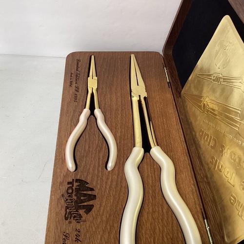 Mac Tools Limited Edition 1995, 24K Gold Plated Long Reach Pliers # 1526 - Bild 12 von 15