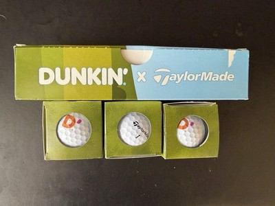 Limited Edition Dunkin Father s Day TaylorMade Golf Balls (3)