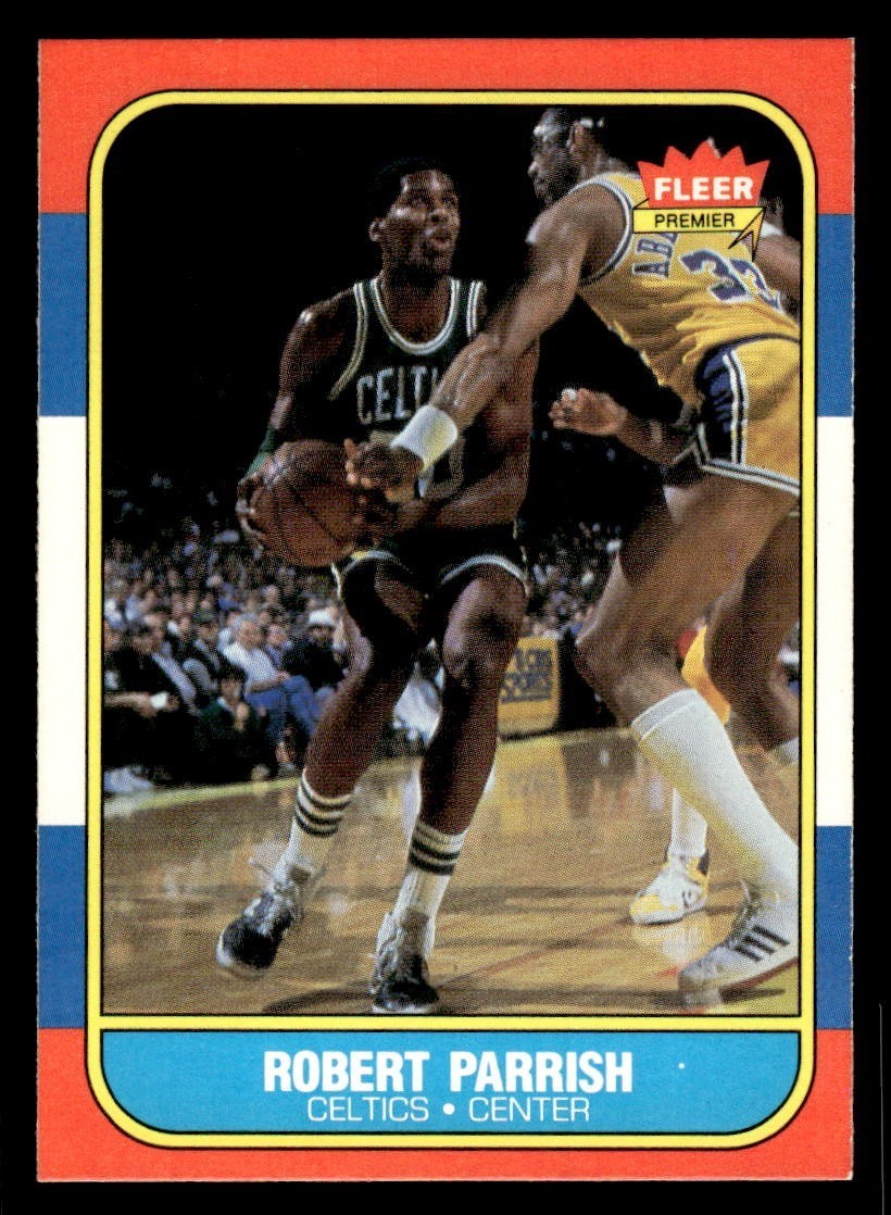 1986 Fleer Basketball #84 Robert Parish NM *f1