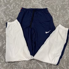 Nike XS Breakaway Pants RED Snaps Basketball TRACK Blue WHITE VINTAGE 90'S