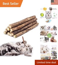  10 Pack Silvervine Sticks for Cats, Natural Chew Stick for Dental Care Teet...