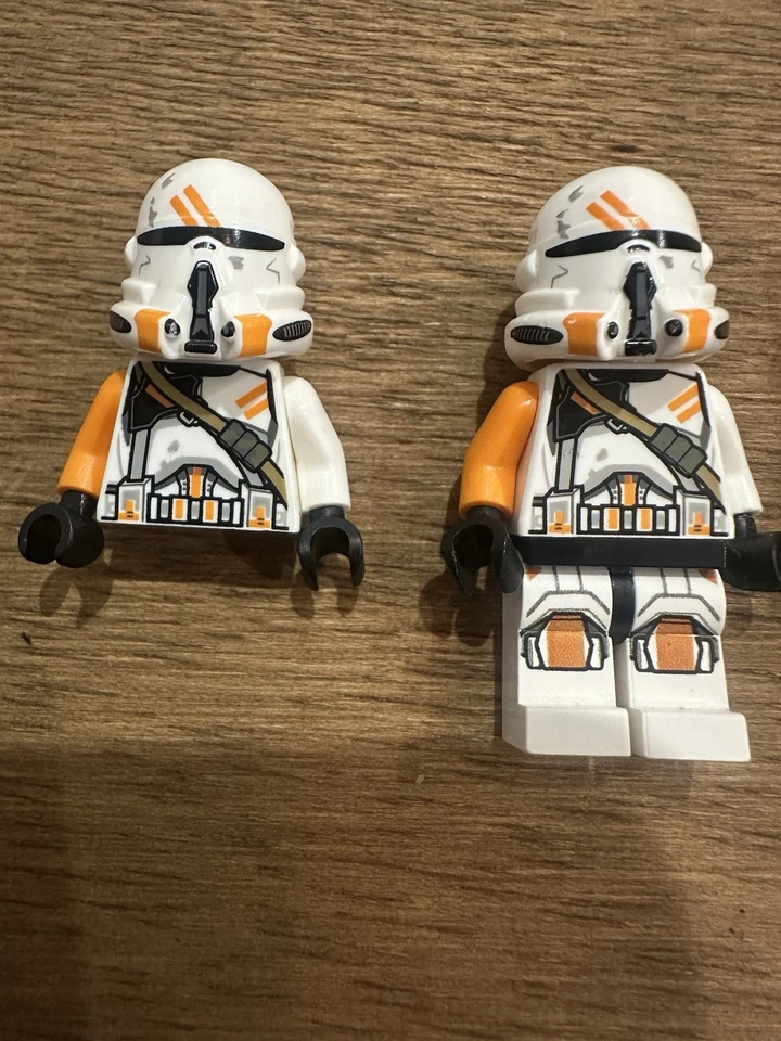 Lego Star Wars 212th Lot Stormtroopers Figures Orange - Image 4 of 4
