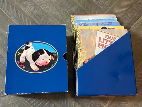 RARE First Twelve Little Golden Books Collectors Edition 12 VG Box Set c2000
