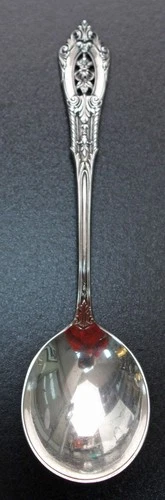 Wallace Sterling ROSE POINT Cream Soup Spoon