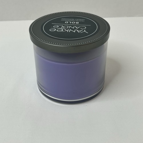Yankee Candle Lemon Lavender BOLD 10 oz Jar Candle 2 Wicks 30-40 Hours Burn Time - Picture 3 of 7