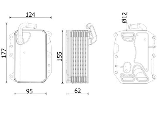 Mahle ÖLküHler, MotoröL CLC 279 000S FüR Audi VW-image