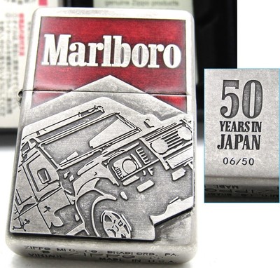 【未使用】マルボロ　ZIPPO ZIPPO Marlboro 50th Anniversary in Japan Limited 06/50 Jeep Jeep