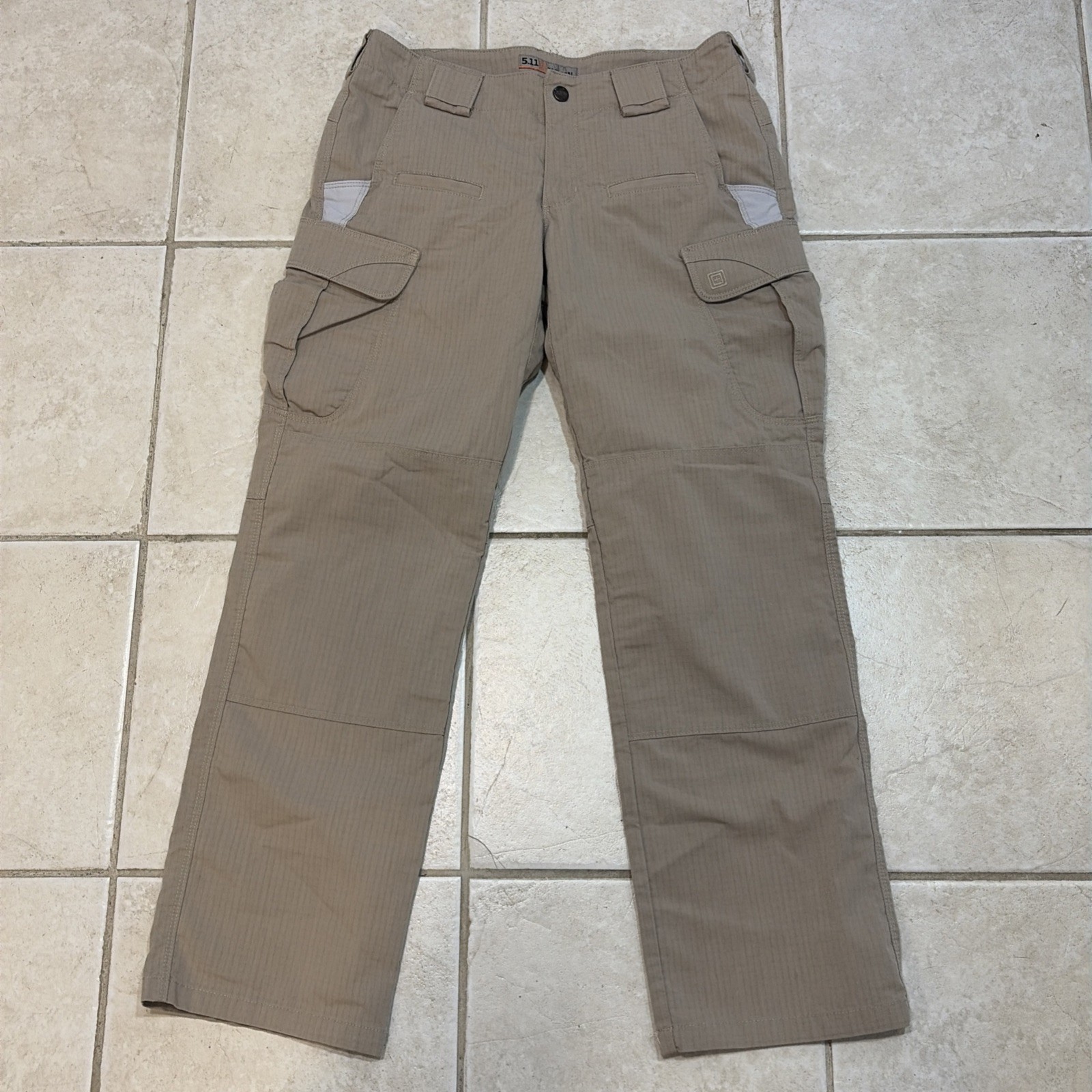 Women's 32x30 Size 8 Beige Ripstop Utility Outdoors A1