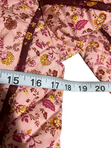 Avec Les Filles Damen Rosa Blumen Langarm Cropped Steppjacke Größe Small - Bild 4 von 8