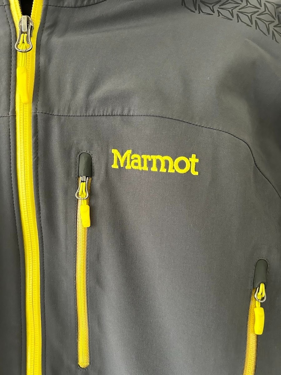 EUC MARMOT ZION JACKET Polartec NeoShell Dark Graphite Men's Small