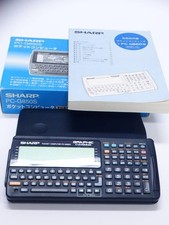 SHARP PC-G850V Pocket Computer Graphic Calculator BASIC C Language Vintage