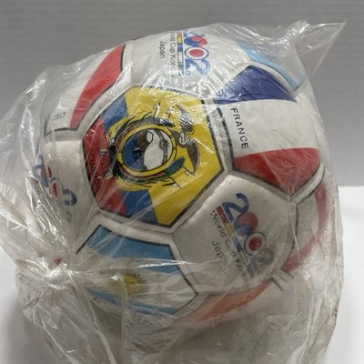 2002 FIFA World Cup Korea Japan Soccer Ball Flags Size 5 Vintage